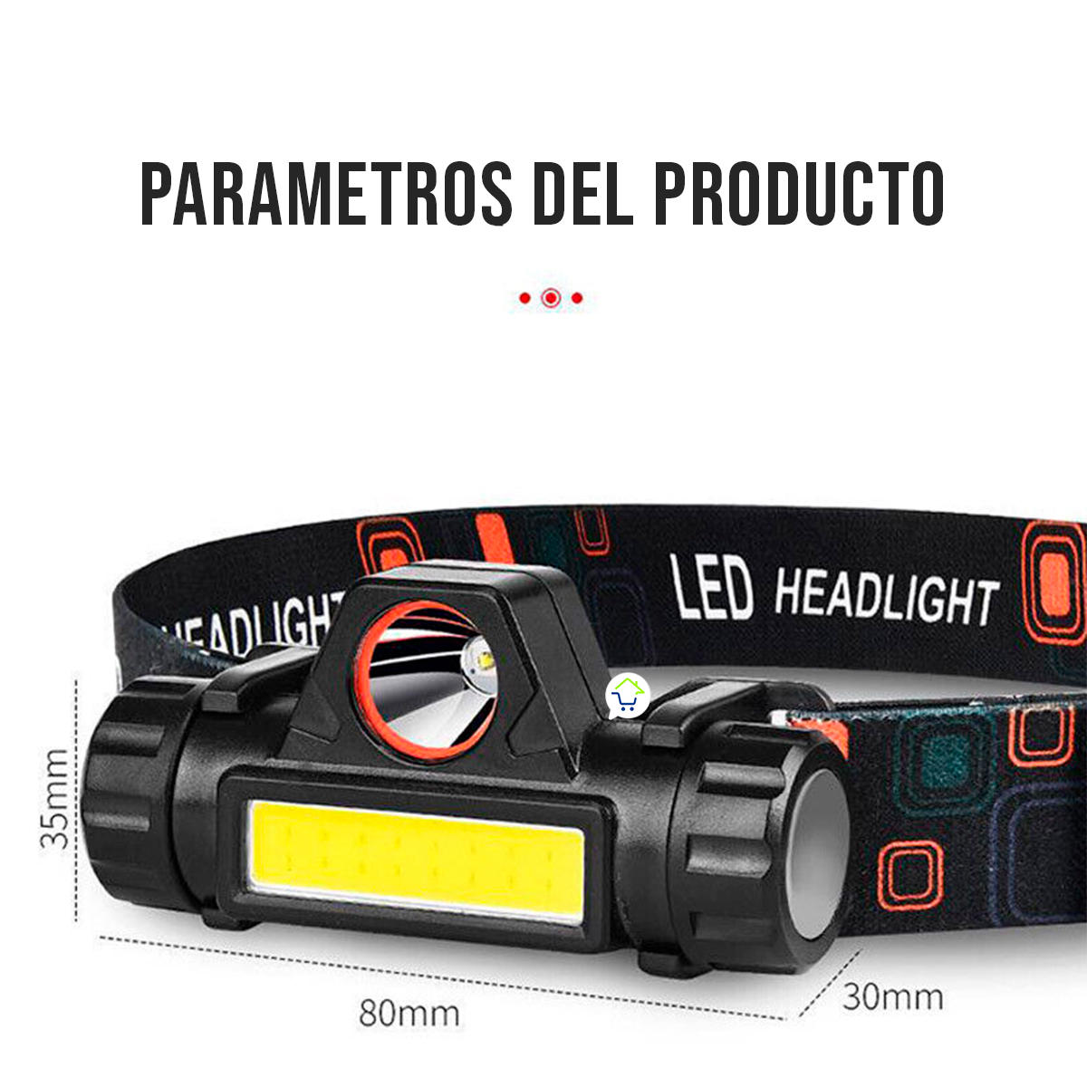 Miniatura 2 de Linterna Minera x2 LED USB BY101X2